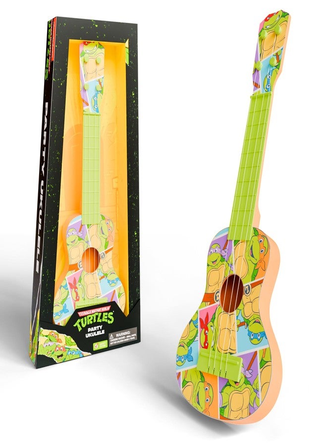Lollipop TMNT Party Ukulele for Kids - Toddler Guitar Toy for Ages 3-5 - Beginner Instrument for Kids Perfect for Learning, Pretend Play, Parties, and Creative Musical Fun - Image 1